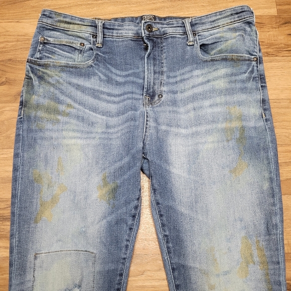 PRPS Stretch Warlock Drop Fit Jeans, Slight Distressed, Men's 38 - Picture 2 of 9